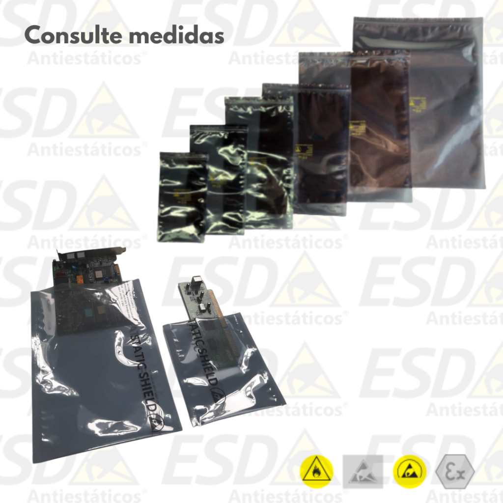 Embalagem Pl Stica Esd Zip Lock Esd Antiest Ticos