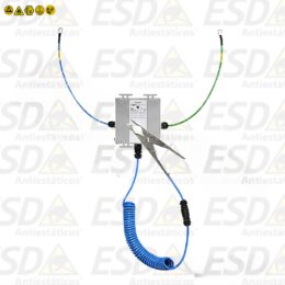Estação ESD Aço Inox Bond-Rite Remote para Aterramento Monitorado