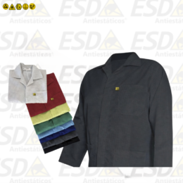 Avental / Jaleco Antiestático ESD Cinza