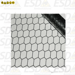 Cortina ESD Antiestática Alveolar