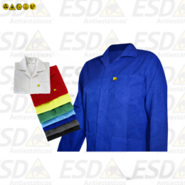 Avental / Jaleco Antiestático ESD Azul Royal