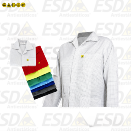Avental / Jaleco Antiestático ESD Branco