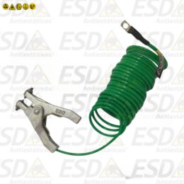 Garra ESD NR10 Antiestática com Cabo Espiral