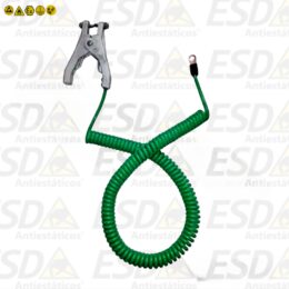 Garra ESD NR10 Antiestática com Cabo Espiral