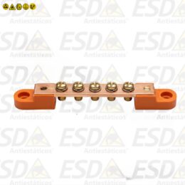 Barra Terra ESD com 5 Parafusos