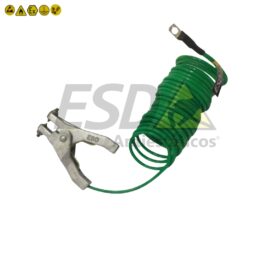 Garra ESD NR10 Antiestática com Cabo Espiral