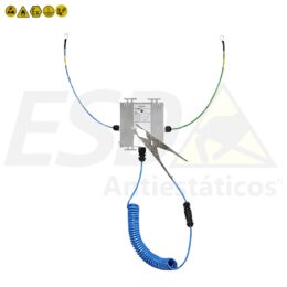 Estação ESD Aço Inox Bond-Rite Remote para Aterramento Monitorado