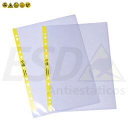 Plástico ESD Antiestático A4