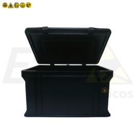 Caixa ESD Industrial Condutiva 19,2 Litros