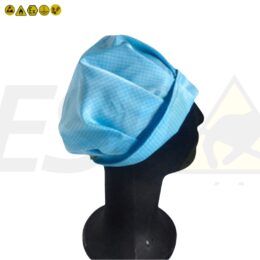 Gorro ESD Antiestático Tamanho Único com Pregas