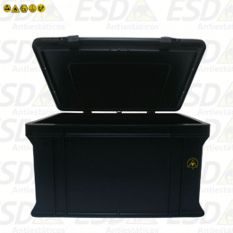 Caixa ESD Industrial Condutiva 19,2 Litros