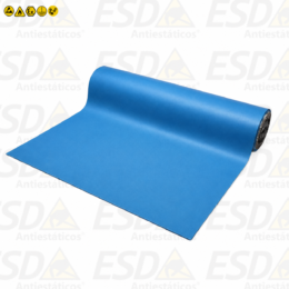 Manta ESD Antiestática Dupla Camada Azul