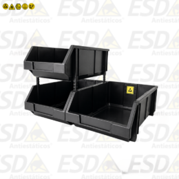 Gaveta Bin ESD Plástico Condutivo nº8