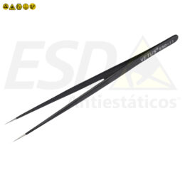 Pinça ESD Inox Reta com Revestimento Dissipativo T11
