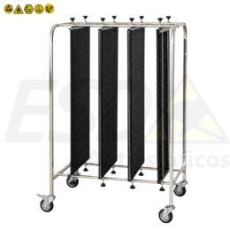 Carrinho ESD Rack Magazine Condutivo Capacidade 300 PCBS