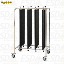 Carrinho ESD Rack Magazine Condutivo Capacidade 300 PCBS