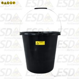 Balde ESD Condutivo com Alça Metálica