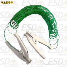 Conjunto Móvel ESD NR20 com Cabo Espiral Verde (Dois lados)