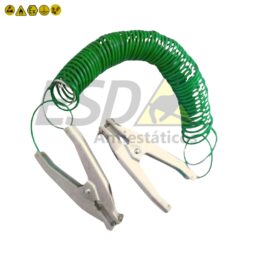 Conjunto Móvel ESD NR20 com Cabo Espiral Verde (Dois lados)