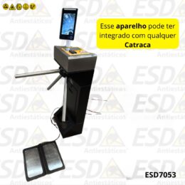 Sistema de Teste de Calçados e Pulseiras ESD com Controle de Acesso e Catraca