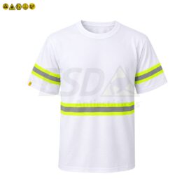 Camiseta ESD de Algodão com faixas refletivas