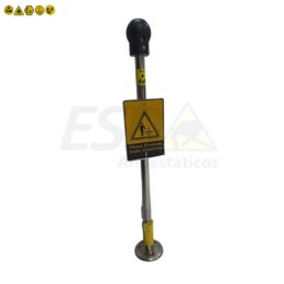 Pedestal ESD dissipador de estática pessoal com alarme e visual sensor