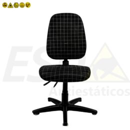 Cadeira Esd Industrial Stylus Encosto Alto Com rodízio