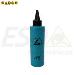 Dispenser ESD bisnaga com bico de plástico e tampa com rosca frasco 250 ML