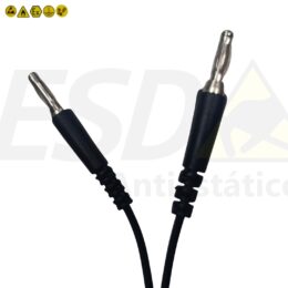 Conjunto de cabos para uso com megometro digital com plugs tipo banana